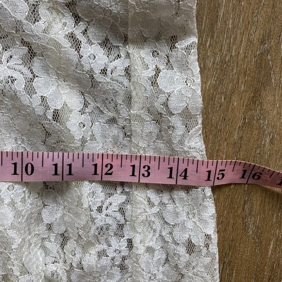 Vintage Dana Scott 2 Layer Lace size 7/8 Midi Dress - Picture 14 of 16